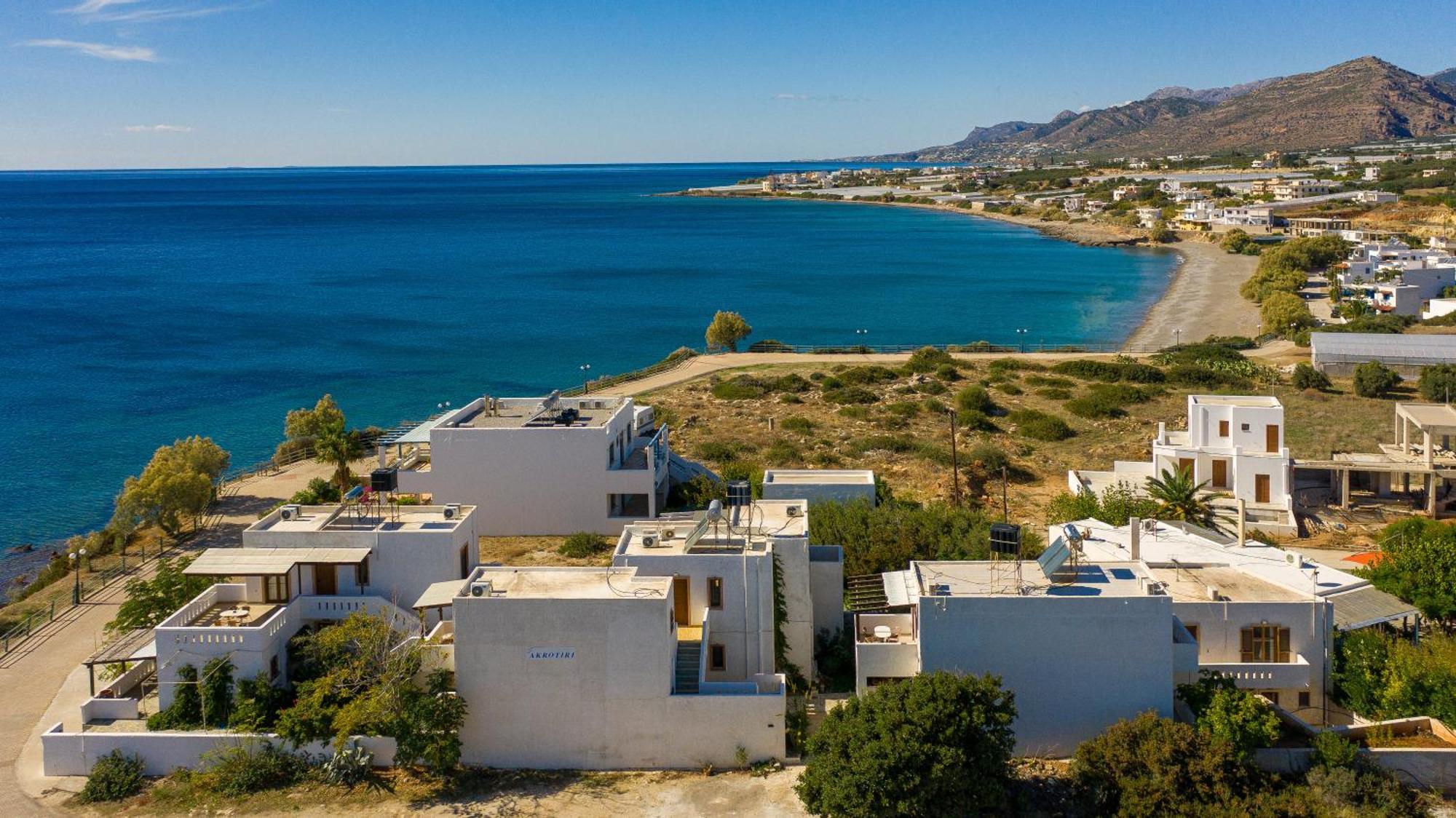 Akrotiri Apartments Makriyialós Ngoại thất bức ảnh