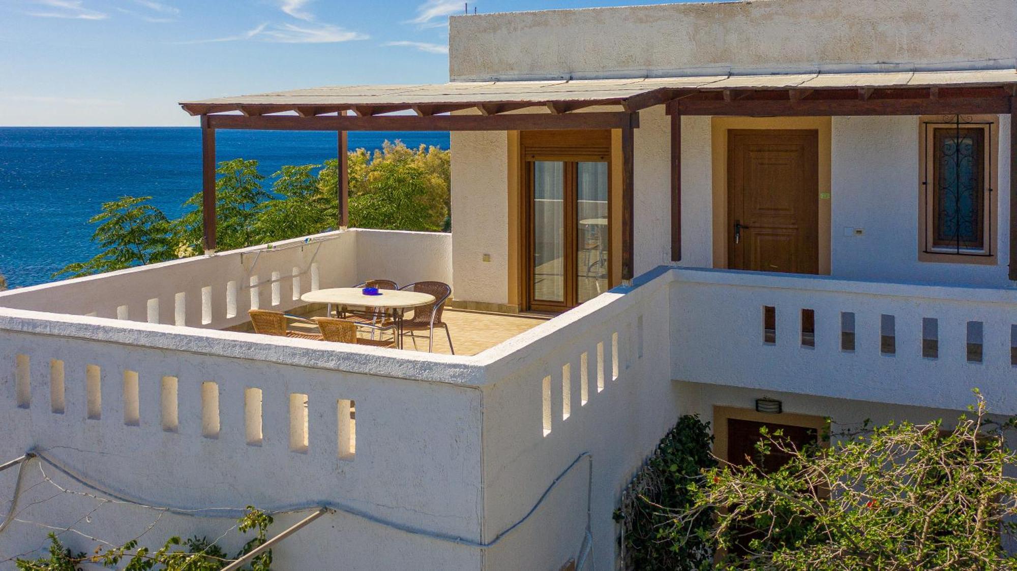 Akrotiri Apartments Makriyialós Ngoại thất bức ảnh